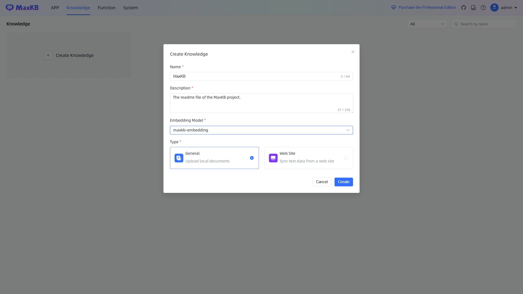Creating a Knowledge Base